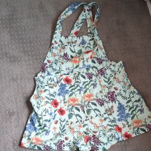 Floral Print Women's Bibbed Shorts